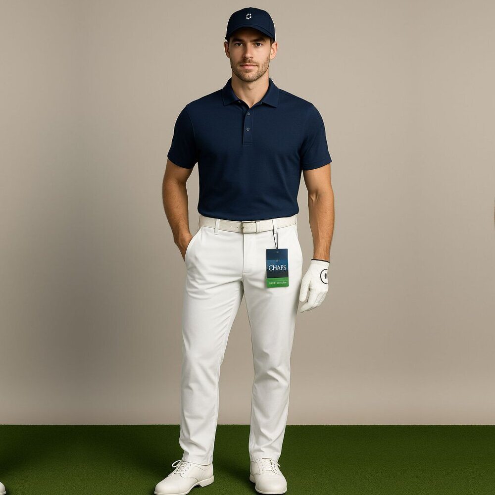 CHAPS Golf Men's 4-way Stretch Woven Pant - NWT $70 (see measurements)